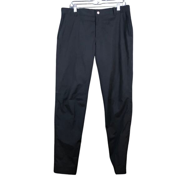 Nike Golf Mens Pants Black Dri Fit Modern Straight Lightweight 34x32 - Picture 1 of 11